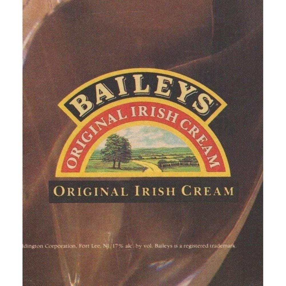 Vintage 1992 Baileys Print Ad Original Irish Cream Liquor Bar Lounge Decor